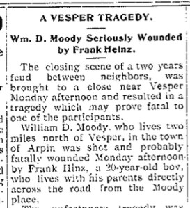Newspapers carried the story of the shootout.