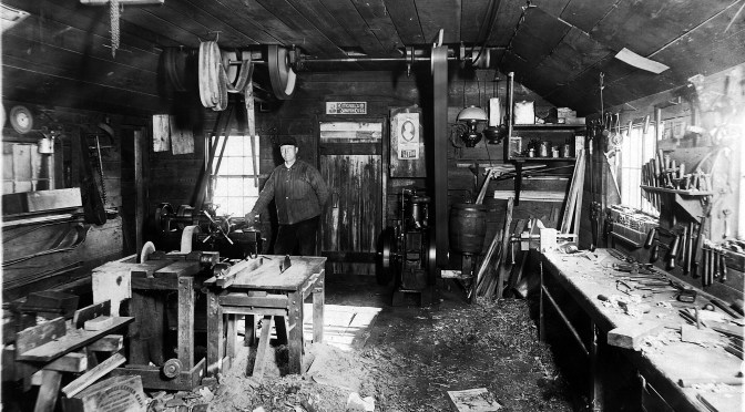 Treutel Bros. Blacksmith Shop at Vesper, Wisconsin