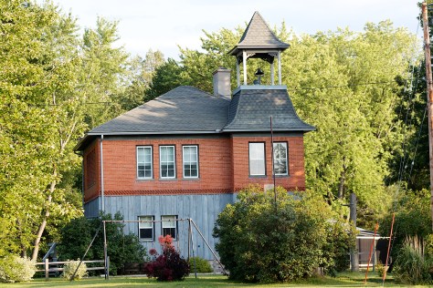The old Vesper Graded School is now a private home, shown here in 2006.