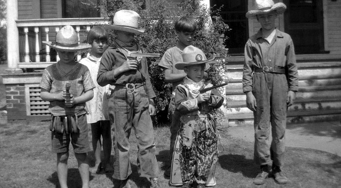 Neighborhood Cowboys of 1930 Wisconsin Rapids