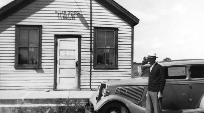 Oscar Treutel Goes Back to School in August 1942