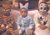 My brother David (left), yours truly at center at cousin Laura all set for Halloween at our home in Grand Rapids, Mich., circa 1964.