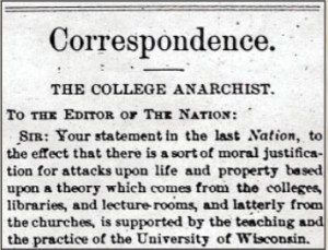 The Oliver Wells letter set off a firestorm of controversy.