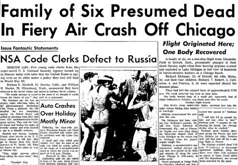The Wisconsin Rapids Daily Tribune carried the horrifying news on September 6, 1960.