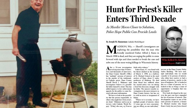 Traditional Priest’s 1998 Murder Moves Closer to Solution